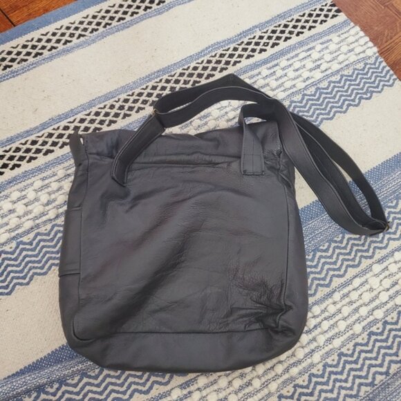 BARNSTORM Vintage 80' Handmade Full Grain Leather Crossbody Sachel Bag - Picture 8 of 16